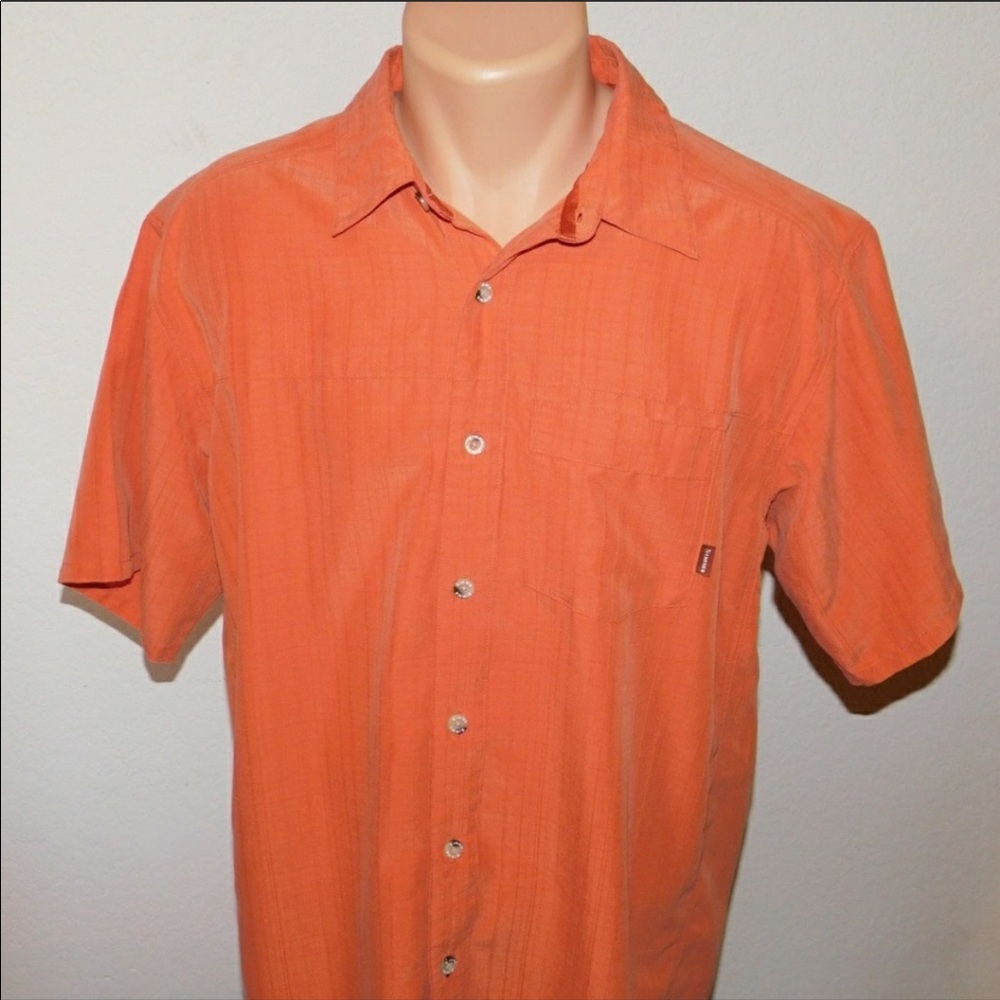 Simms short sleeve sport shirt. L